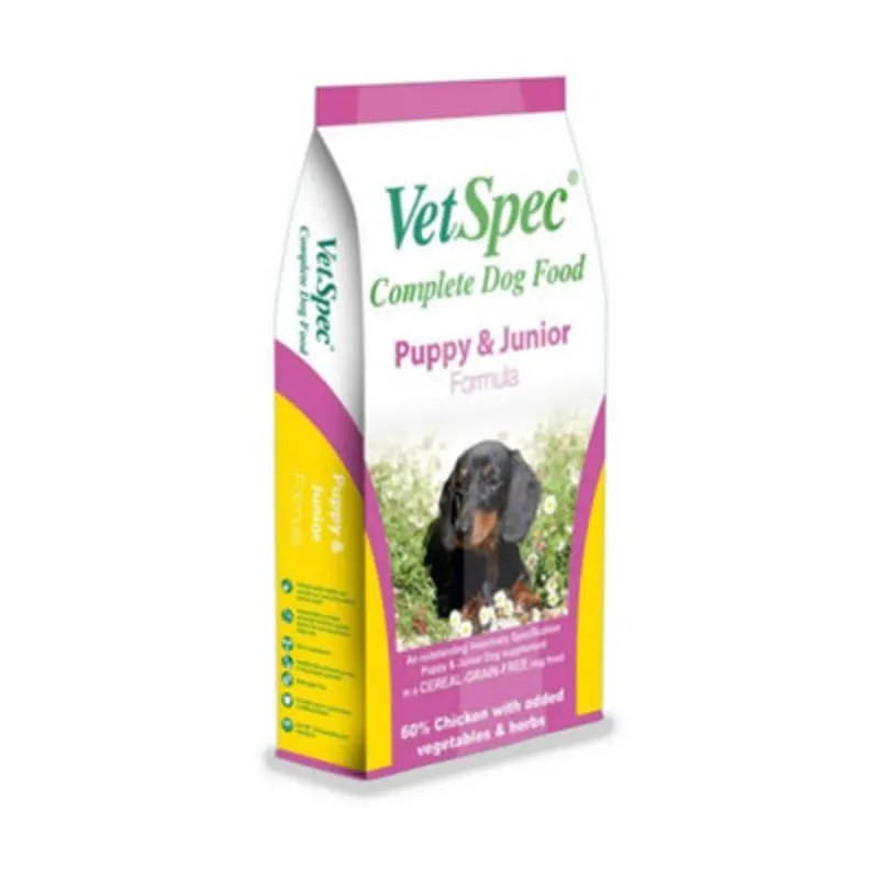B&Q Vetspec Formula Puppy And Junior Dry Food May Vary (2Kg)