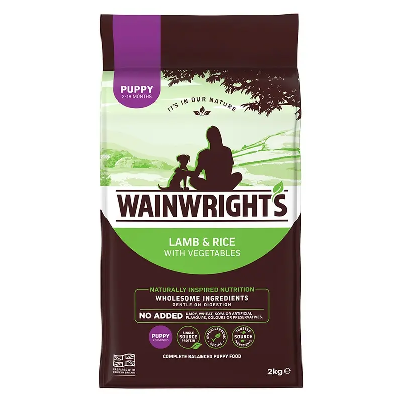 Wainwrights Dry Puppy Food Lamb With Rice 2Kg
