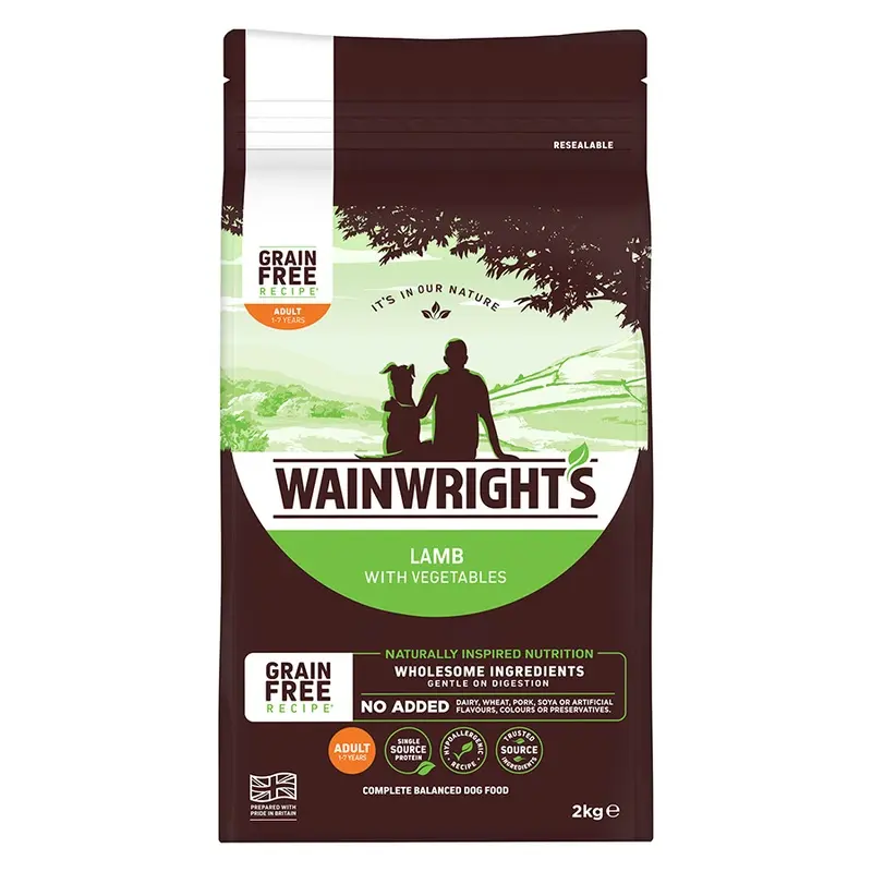 Wainwrights Grain Free Dry Adult Dog Food Lamb 2Kg