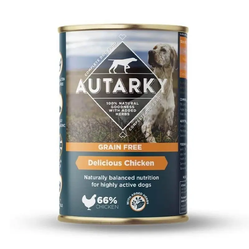 Autarky Grain Free Delicious Chicken Complete Tins 12x395gm
