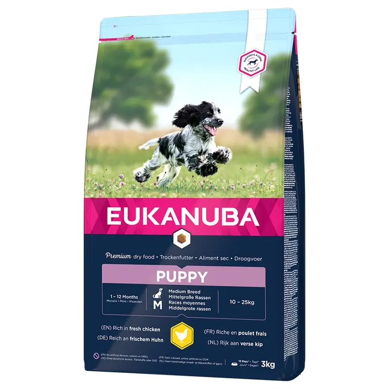 Eukanuba Puppy Medium Breed - Chicken - 3Kg