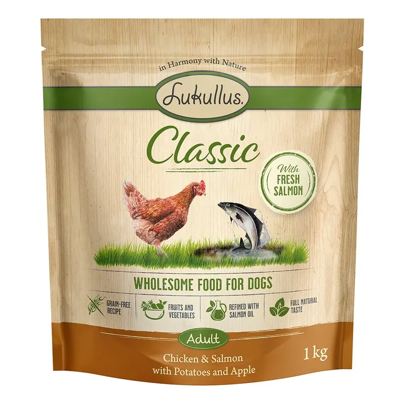 Lukullus 1Kg Dry Dog Food - Special Price! * - Classic Grain-Free Chicken & Salmon (1Kg)