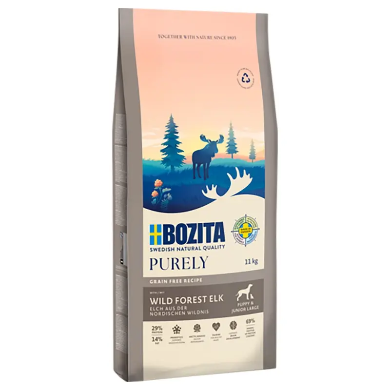 Purely Bozita Grain Free Mother & Puppy Xl Elk - 11Kg