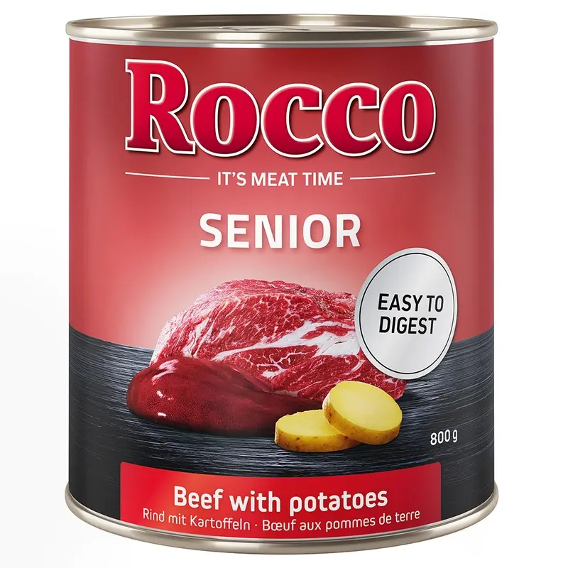 Rocco Senior 6 X 800G - Beef With Potatoes