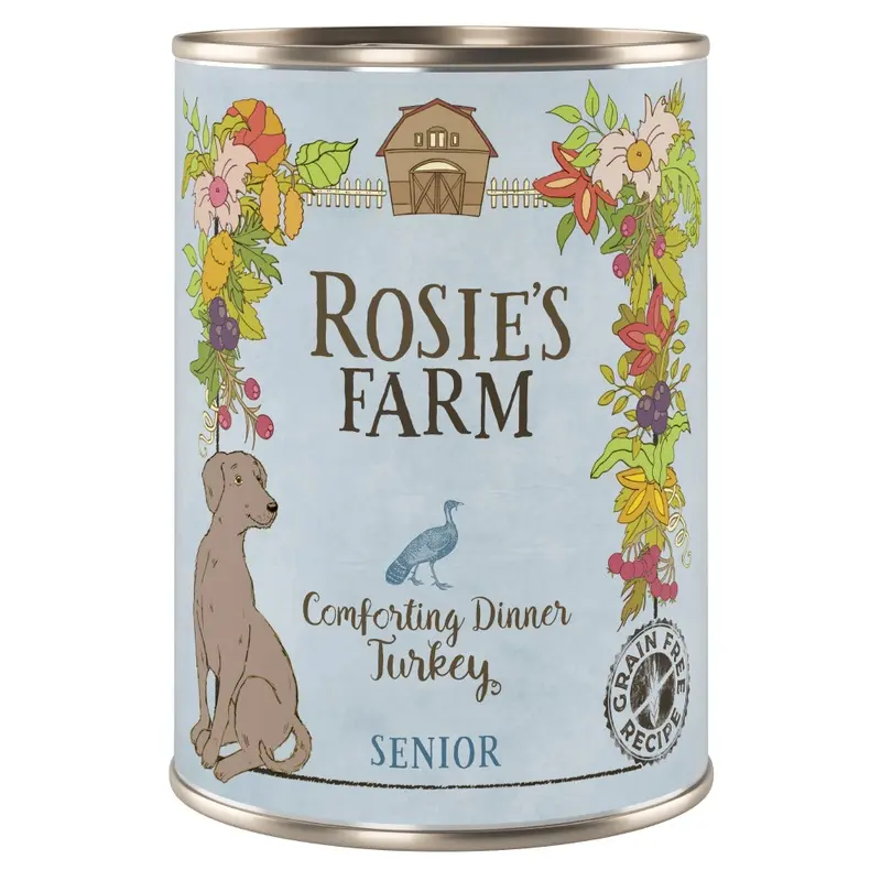 Rosies Farm Senior Comforting Turkey Dinner - 6 X 400G