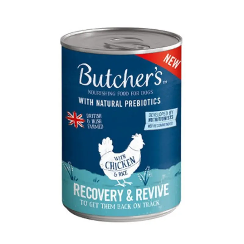 Butchers Recovery & Revive Dog Food Tin 12 X 390G White