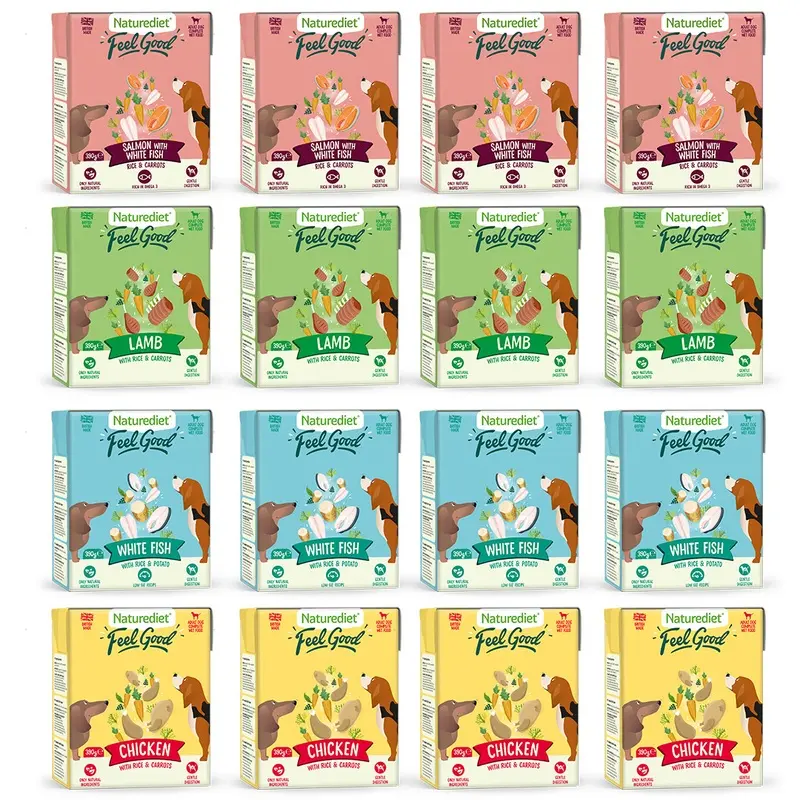 Naturediet Feel Good Adult - Meat & Fish Multipack - 16 X 390G