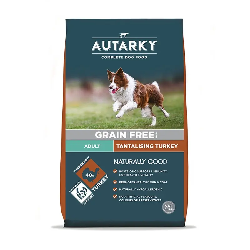 Autarky Complete Grain Free Dry Adult Working Dog Food Turkey And Potato 2Kg