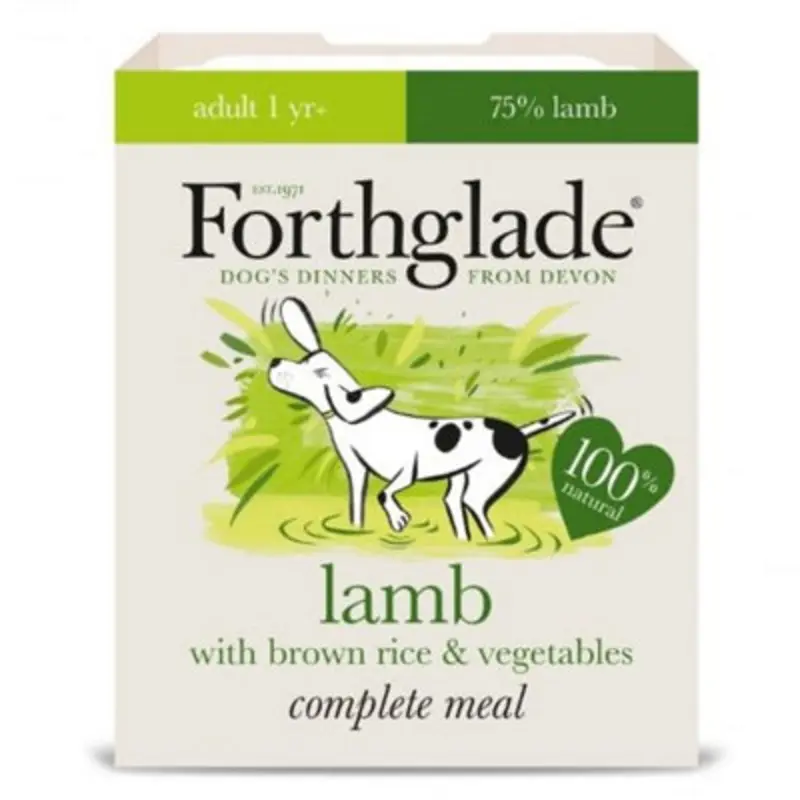 Forthglade Brown Adult Comp Lamb Rice & Veg X 18 395G
