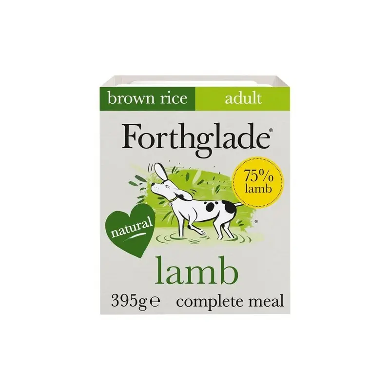 Forthglade Brown Complete Adult Lamb With Rice & Veg X 395G (Pack Of 4) Size 18