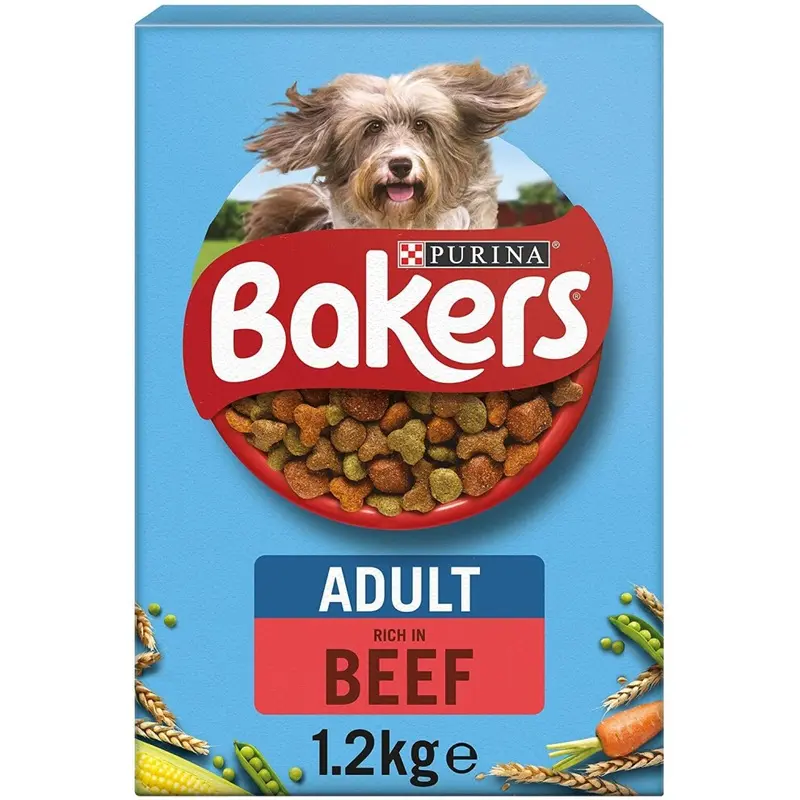 New Bakers Dry Dog Food Beef And Veg 1.2Kg