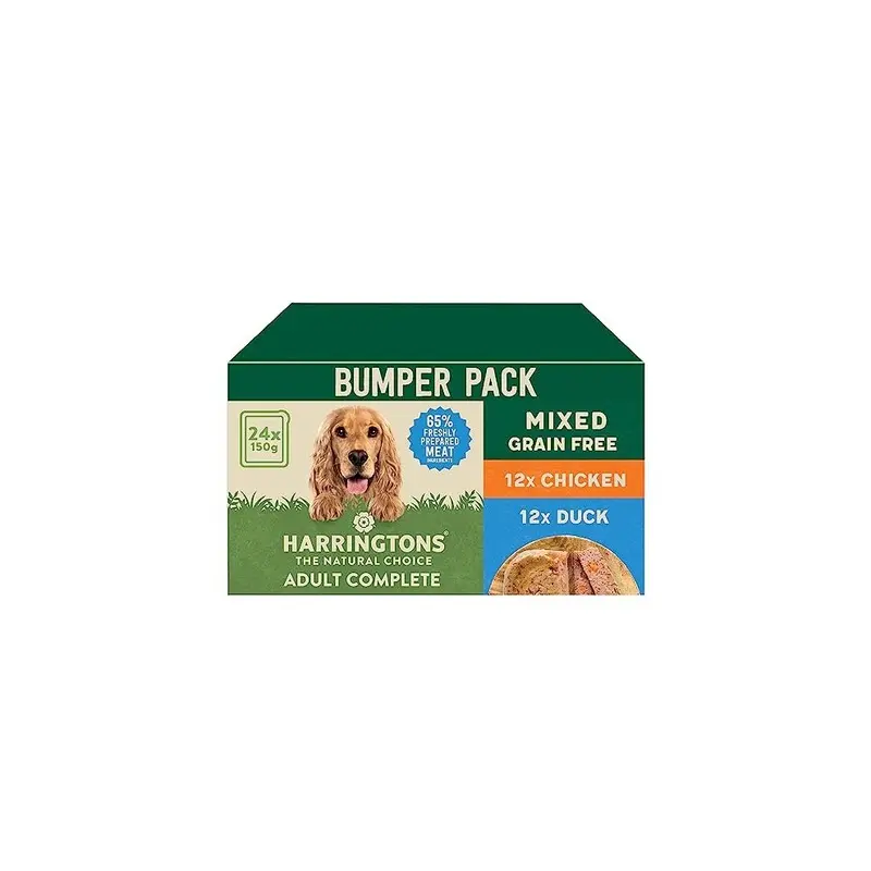 New Harringtons Wet Mixed Bumper Pack 150 G, Count (Pack Of 1) Size 24