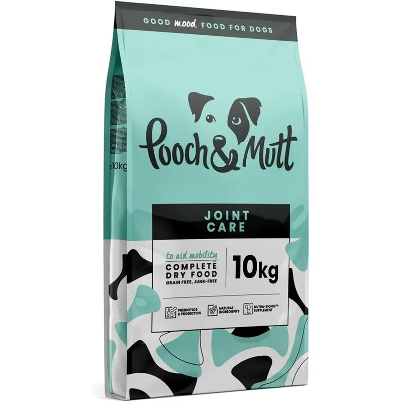 Pooch & Mutt Grain/Salmon - Joint Care, Complete Dry Dog Food ( Free), And Sweet Potato, 10Kg