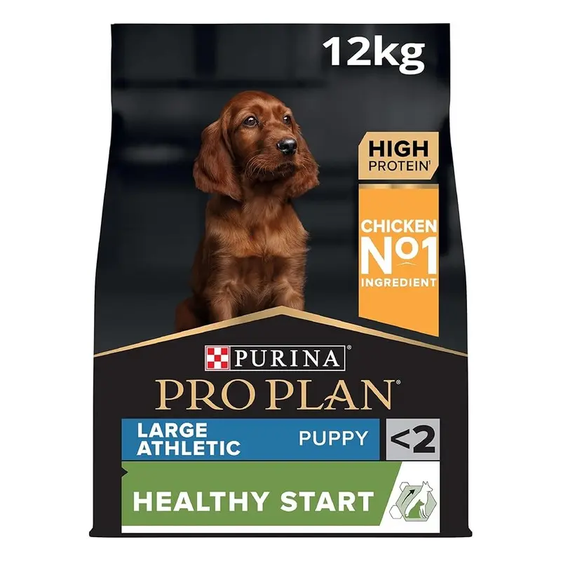 Proplan Pro Plan Athletic Puppy Healthy Start Dry Dog Food Chicken 12Kg Large