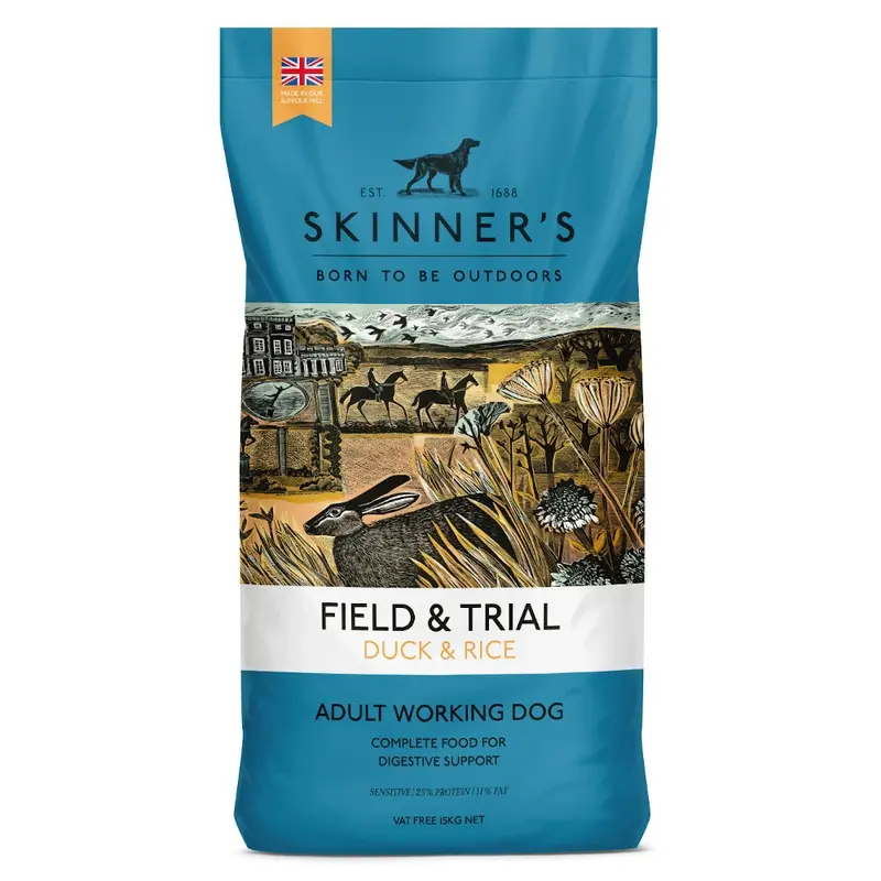 Skinners Skinners Field & Trial Adult Duck & Rice Dry Dog Food - 15Kg