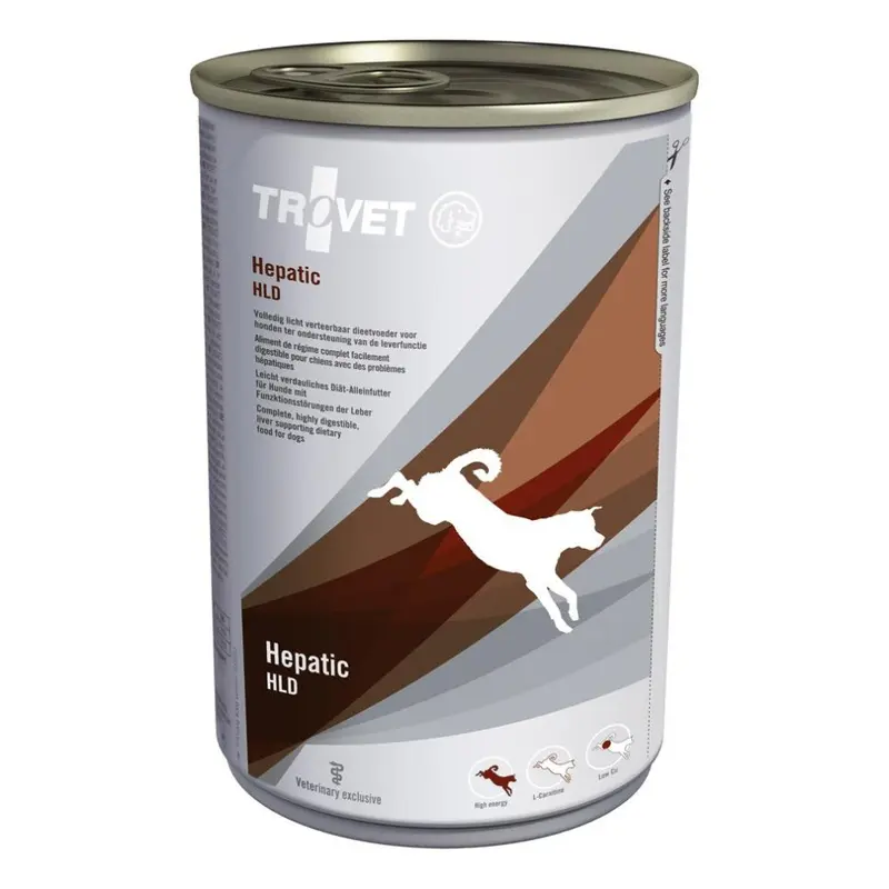 Trovet Hepatic Diet (Hld) Canine - X 400G Cans Size 6
