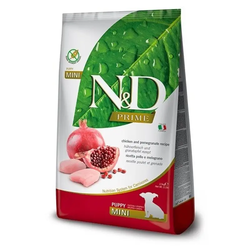 Farmina Nandd Prime In Chicken And Pomegranate For Mini Puppy - Grain/Orange 2.5Kg