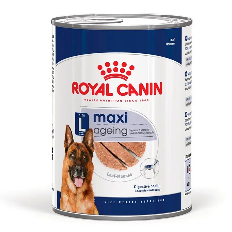 Royal Canin Maxi Ageing 5+ Wet Dog Food In Loaf 410G Can