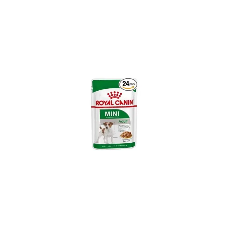 Uinclu Royal Canin Mini Adult In Gravy Wet Dog Food (24 Packs) 85G