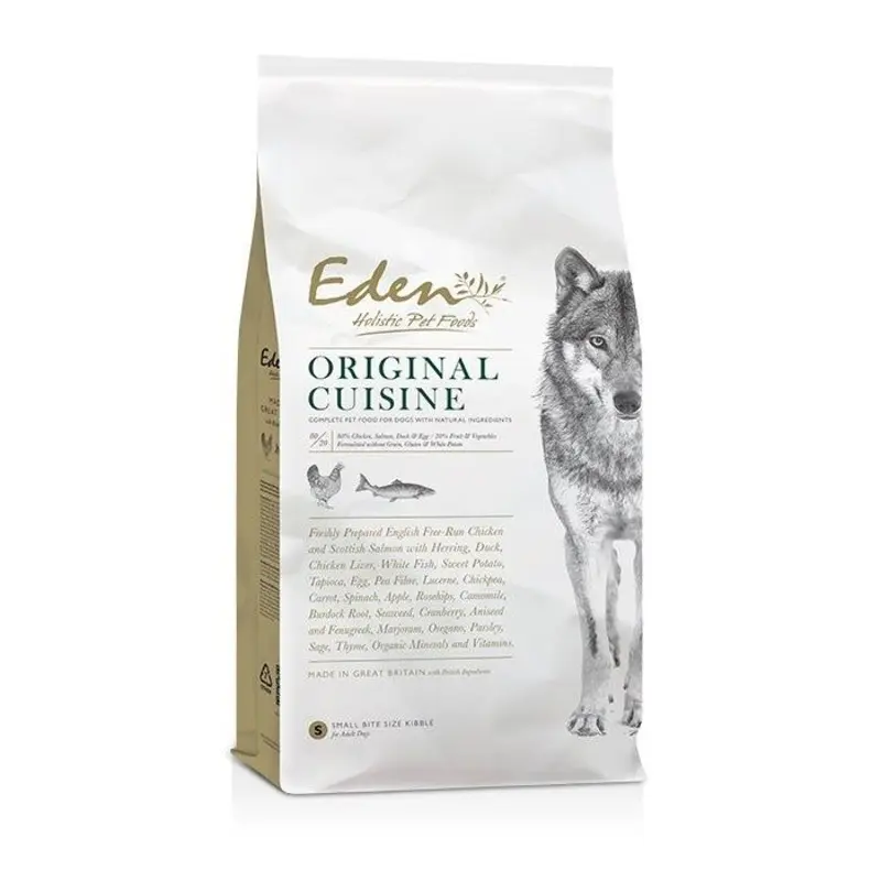 Eden Pet Foods Eden 80/20 Original Cuisine Kibble Dog Food - 12Kg Salmon/White Small