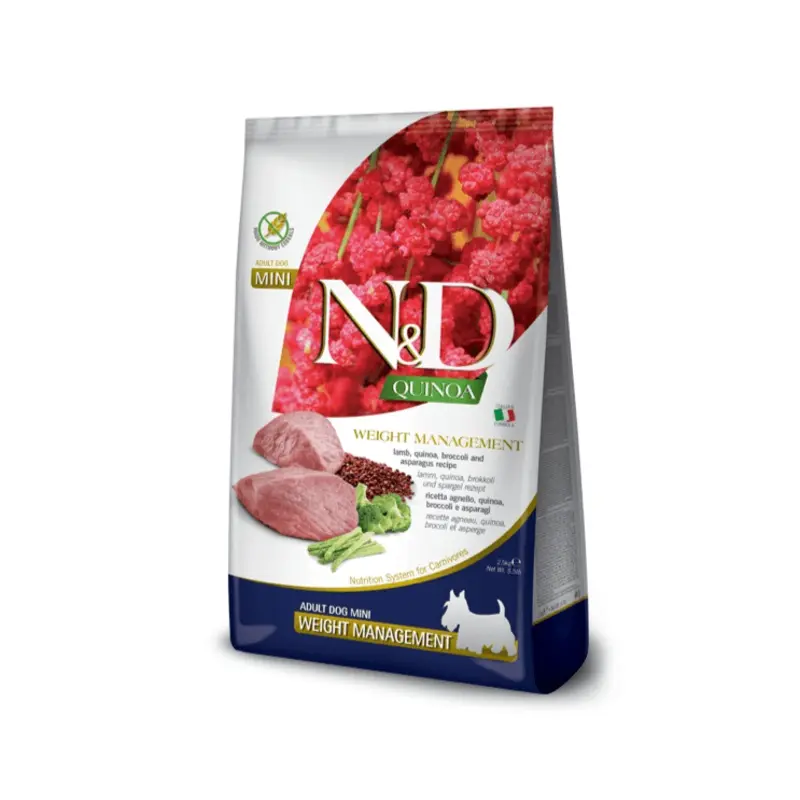 N&D Grain Farmina Dog Quinoa Weight Management For Mini Adult Dog 2.5Kg