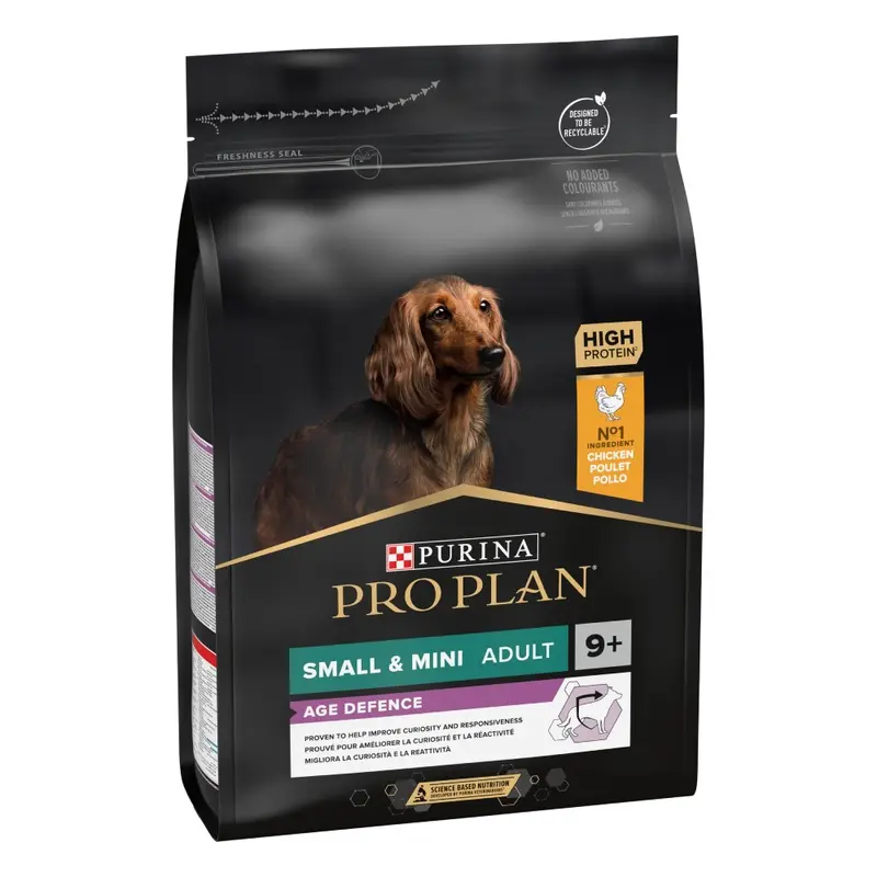 Pro Plan Purina Small & Mini Adult 9+ Age Defence - Chicken - 3Kg
