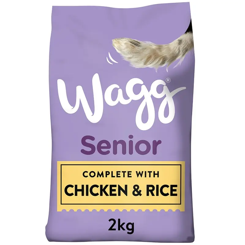 Wagg Complete Dry Senior Dog Food With Chicken And Rice 2Kg