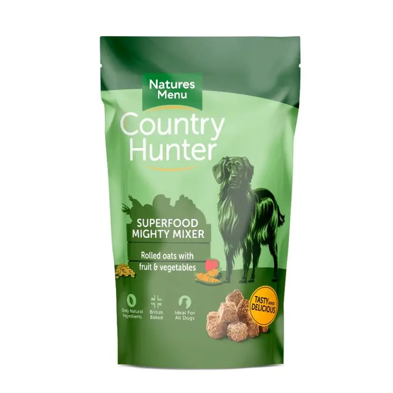 Natures Menu Country Hunter Superfood Crunch Mighty Mixer Adult Dog Food 1.2Kg