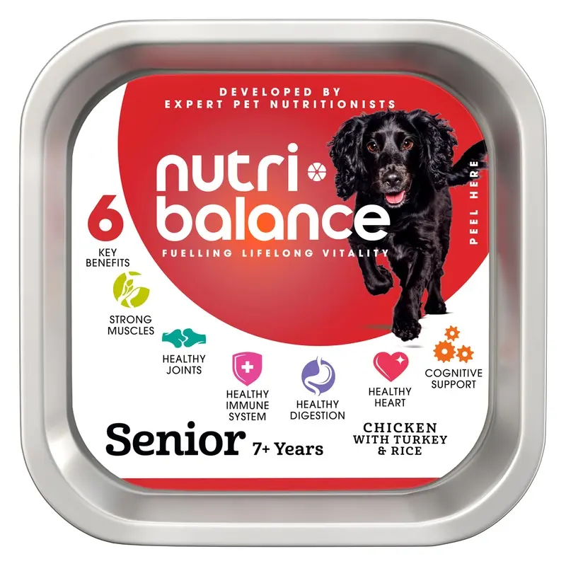 Nutribalance Senior Wet Dog Food Chicken With Turkey & Rice