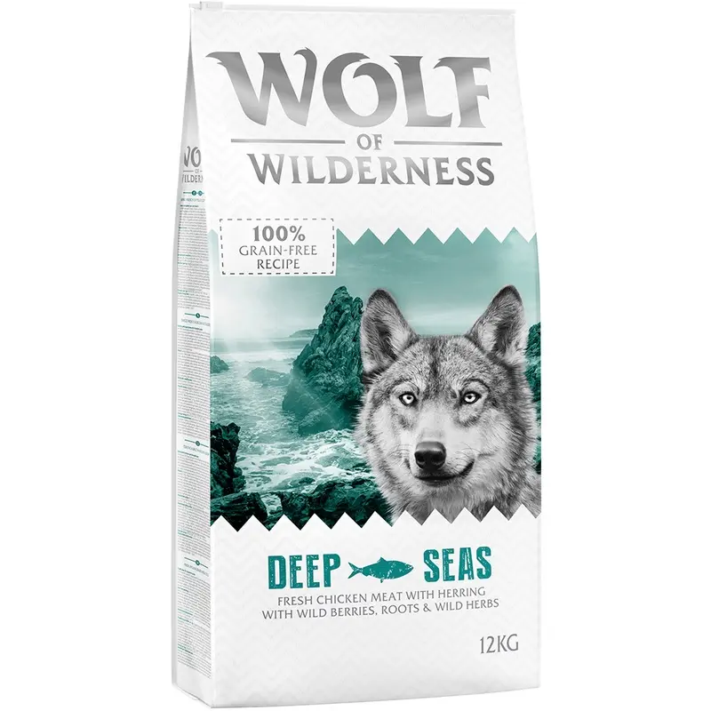 Wolf Of Wilderness Adult "Deep Seas" - Herring - 12Kg