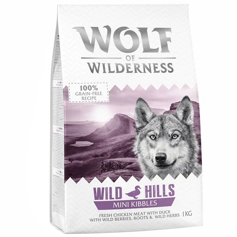 Wolf Of Wilderness Adult Mini "Wild Hills" - Duck - 1Kg