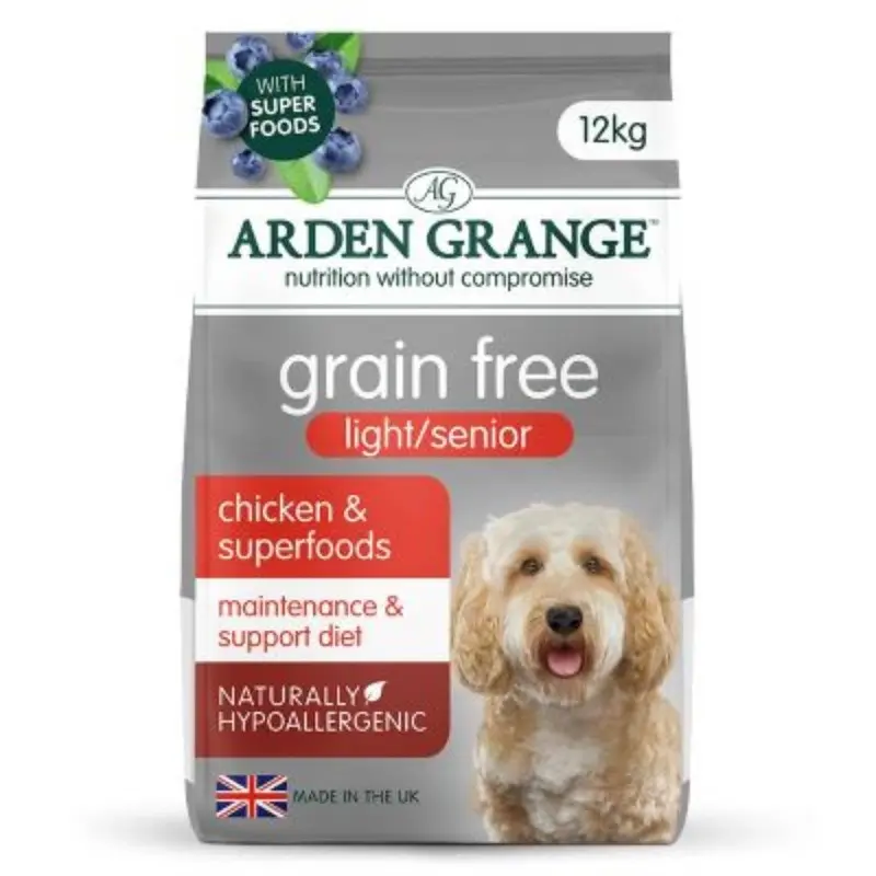Arden Grange Light/Senior - Grain-Free Chicken & Superfoods - 12Kg
