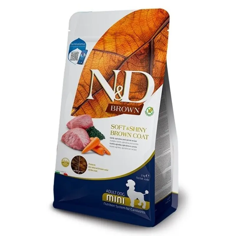 Farmina Nandd In Lamb And Carrot For Mini Adult Dogs - Brown 2Kg