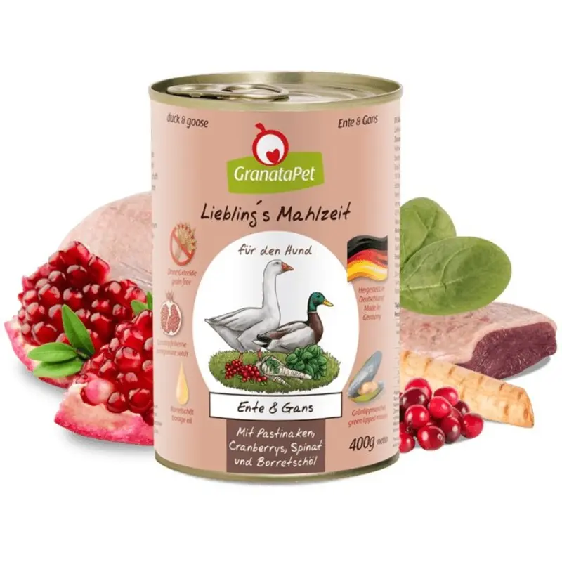 Granatapet Green Dog Lieblings Mahlzeit Duck & Goose | : 400G