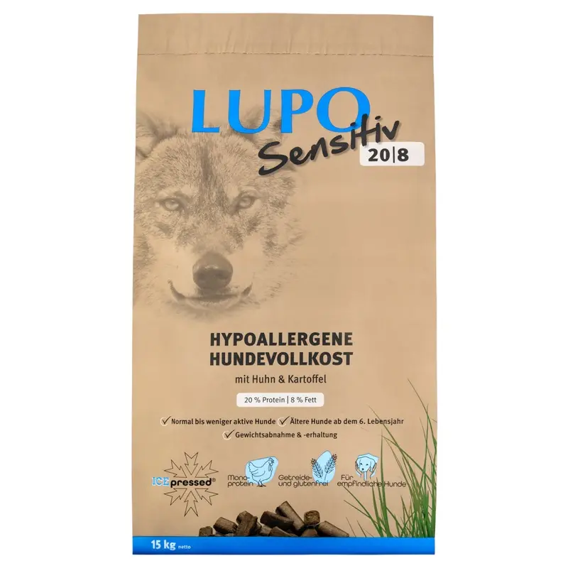 Lupo Sensitiv Lupo Sensitive 20/8 Dog Food - 15Kg