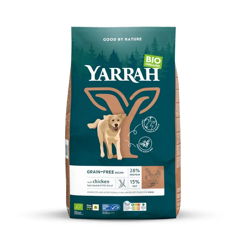 Yarrah Organic Grain-Free With Organic Chicken - 2Kg