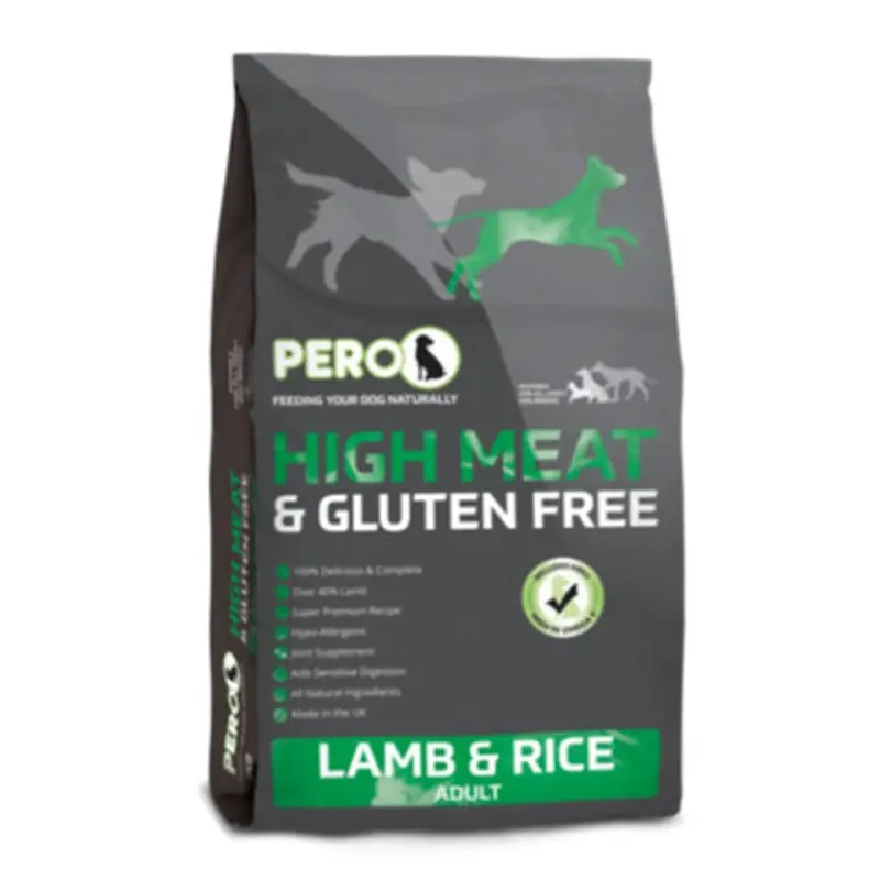 B&Q Pero High Meat Lamb & Rice 12Kg