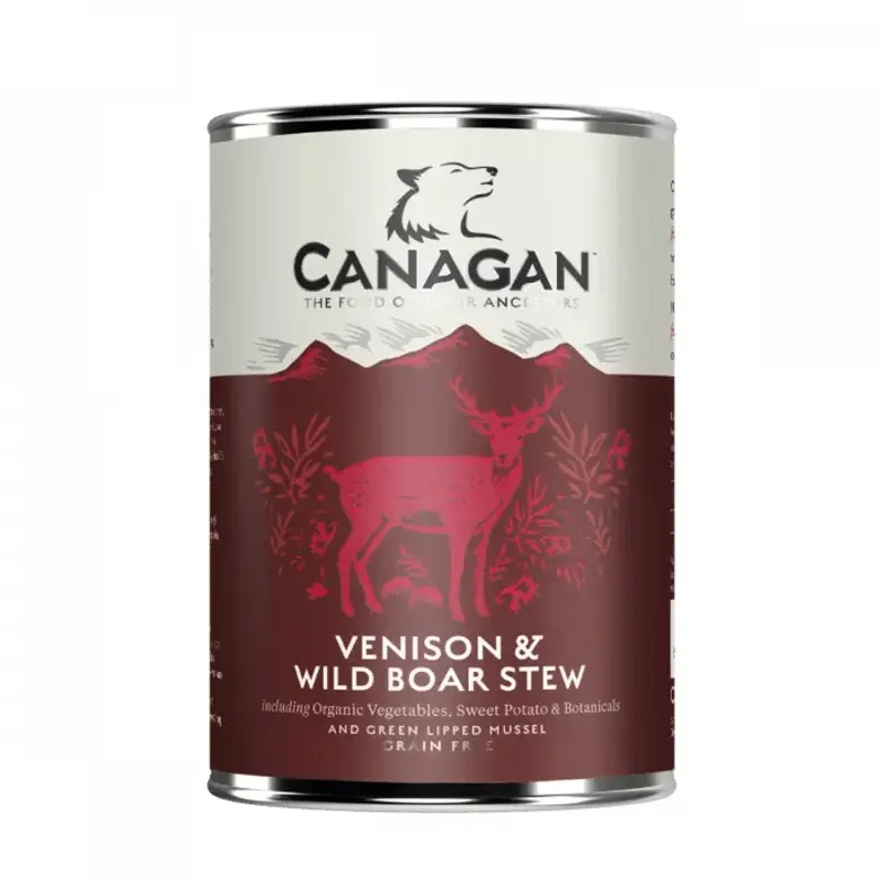 Canagan Grain/Green Dog Can Venison & Wild Boar Stew | : 6*400G Small