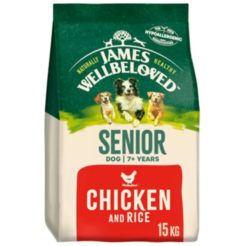 James Wellbeloved Jwb Dog Senior Chicken & Rice Dog Food 15Kg