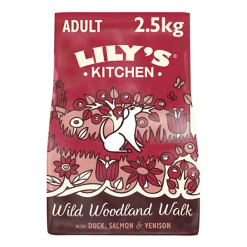 Lilys Kitchen Dry Dog Adult Venison & Duck 2.5Kg Grain/Salmon