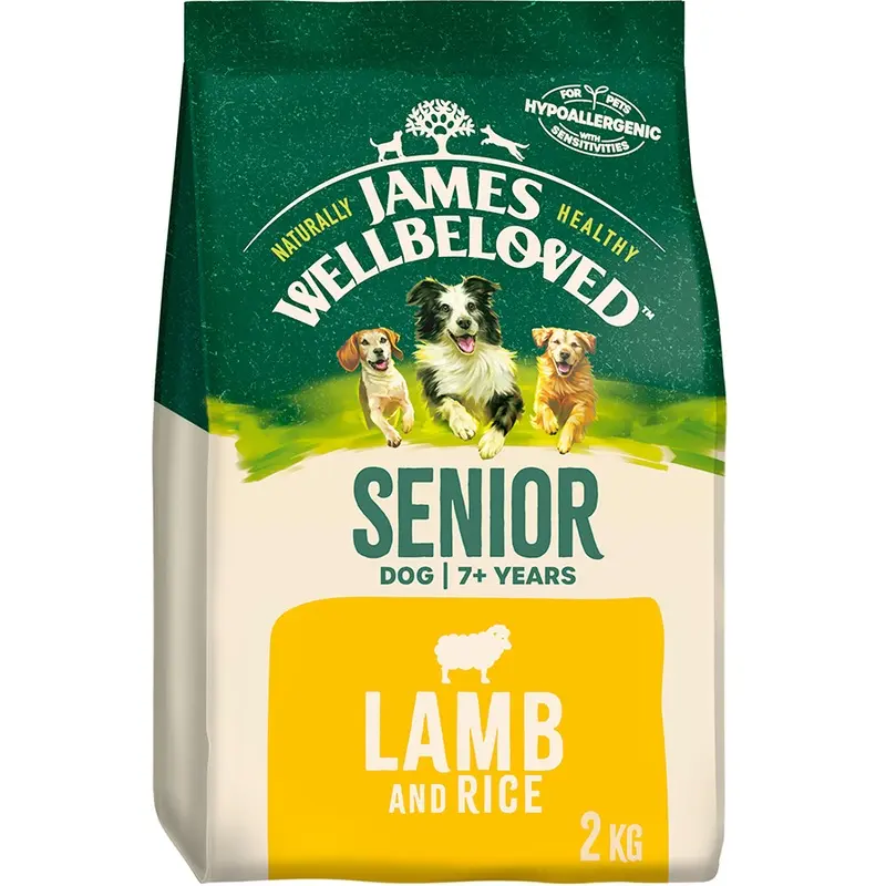 James Wellbeloved Dry Senior Dog Food Lamb & Rice 2Kg