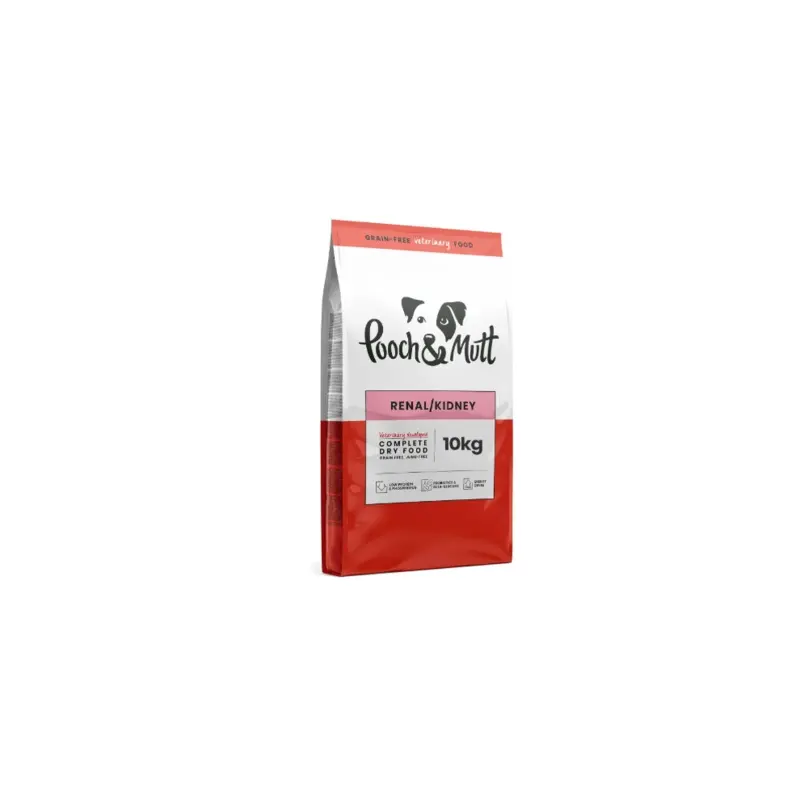 Pooch & Mutt Grain Veterinary Diet Dog Food Free Renal, 10Kg