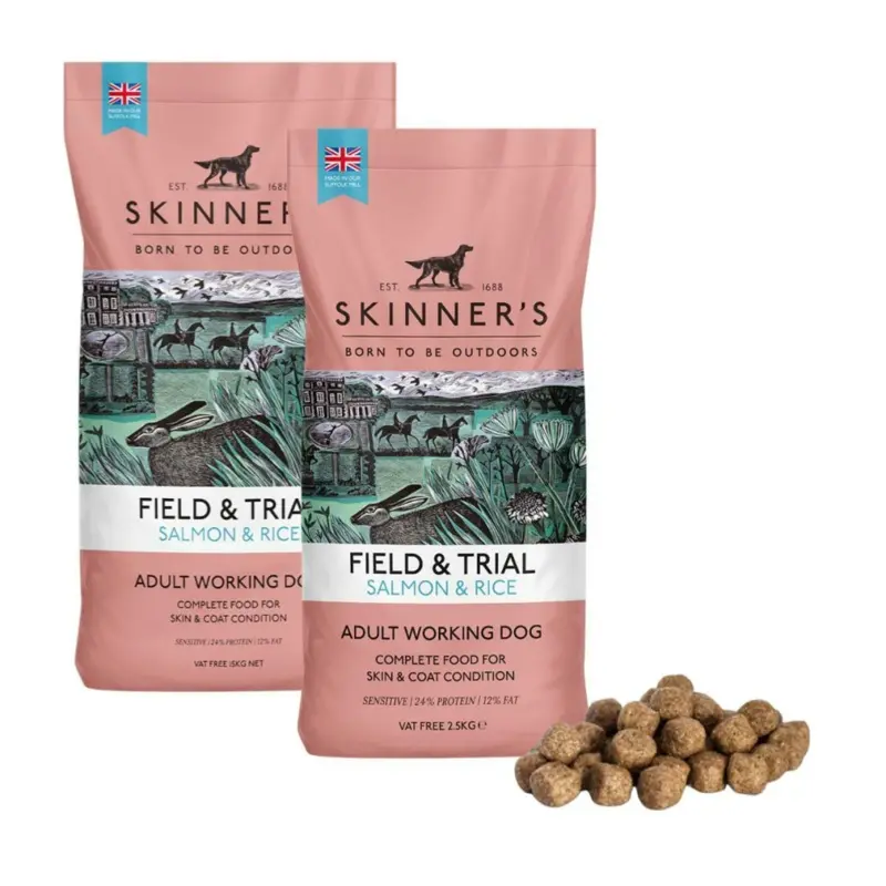 Skinners Salmon Field & Trial & Rice Adult Sensitive Working Dry Dog