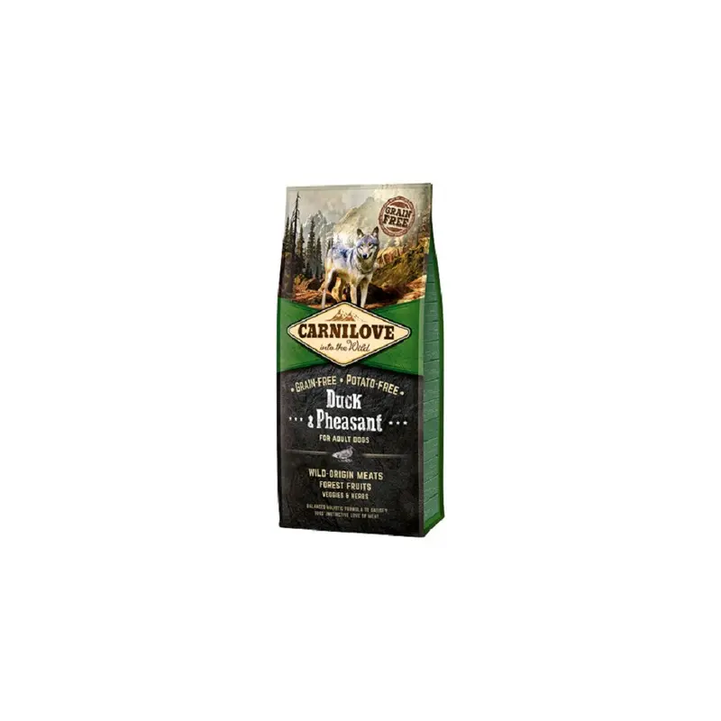 Carnilove Grain (1.5Kg) & Potato Free Duck & Pheasant Dry Dog Food 1.5Kg