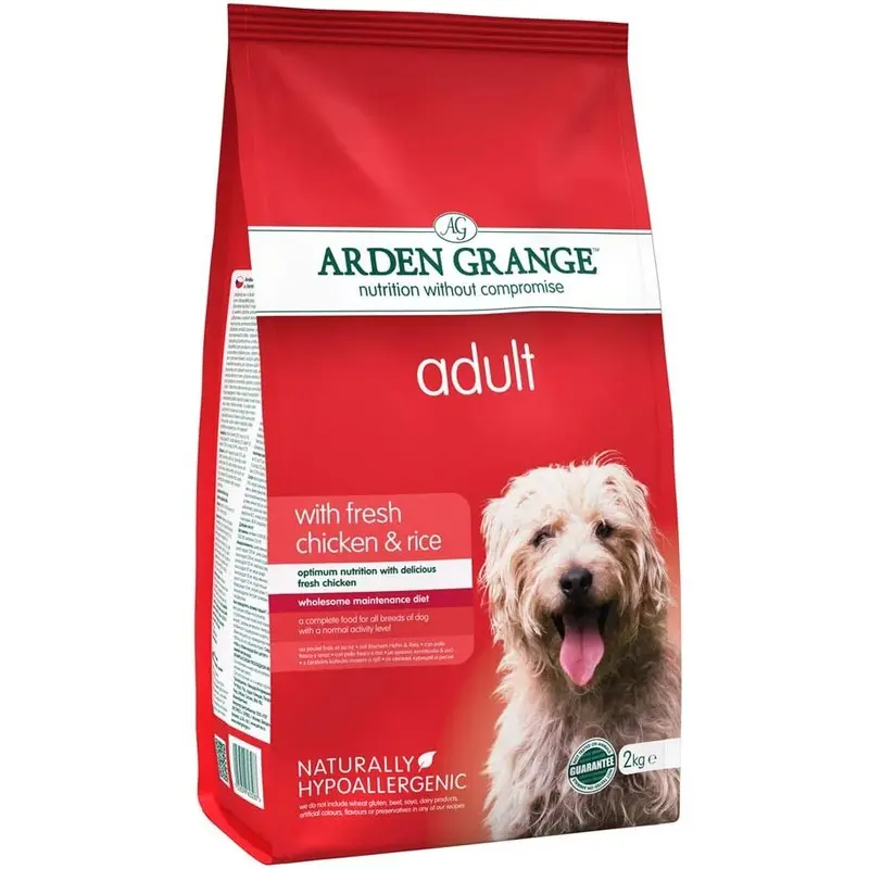 Forest Pet Supplies Arden Grange Dog Food Adult Chicken & Rice 2Kg