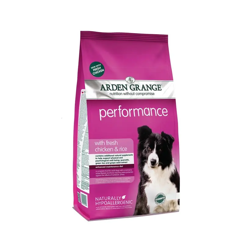 New Arden Grange Dog Food Performance 12 Kg Ape6820 12Kg