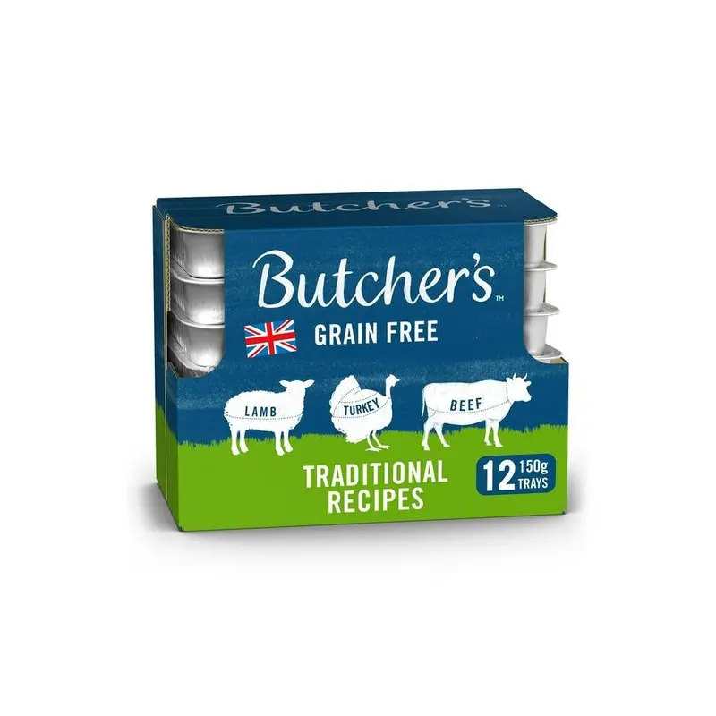 New Butchers Tray Traditional Recipes 12X150g Grain