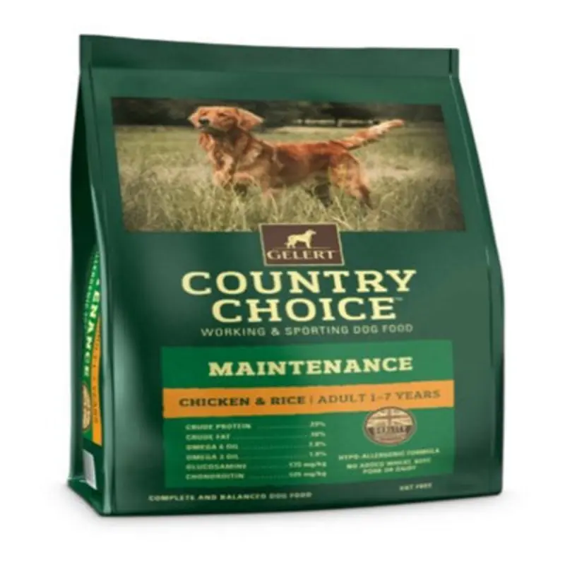 B&Q Gelert Country Choice Maintenance Chicken & Rice 12Kg