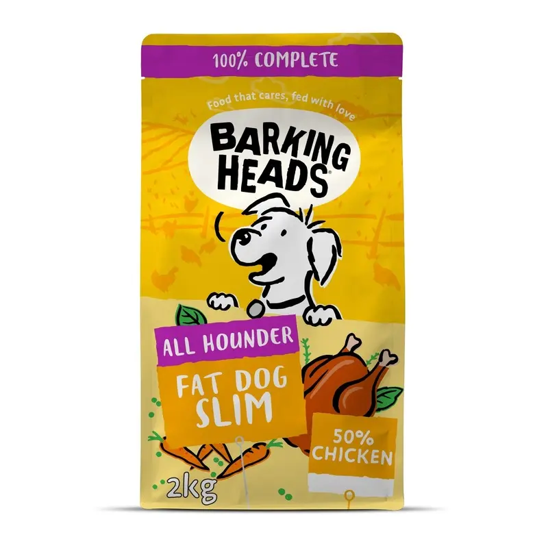Barking Heads All Hounder Fat Dog Slim Chicken Dog Food - 2Kg