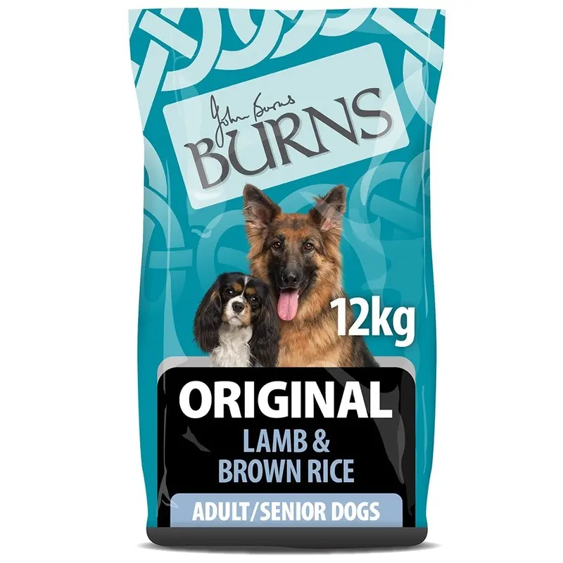 Burns Original Lamb And Rice Adult And Senior Dog Food - Brown 12Kg